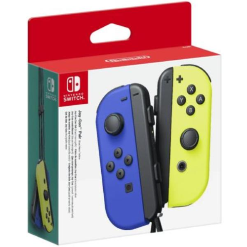 NINTENDO SWITCH COPPIA CONTROLLER JOY-CON BLU E GIALLO NEON